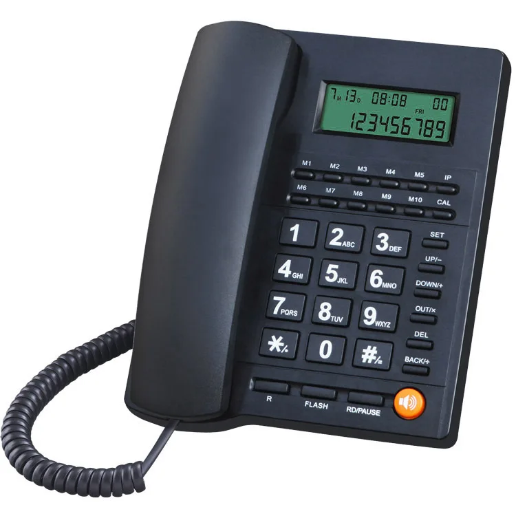 
Multifunctional speed buttons home office LED caller ID telephone  (1600102221327)