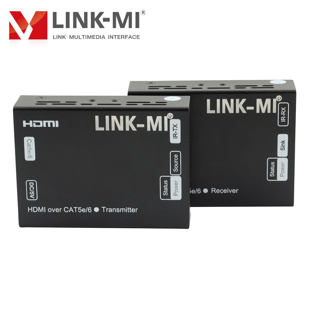 3D video FHD Video 60m HDMI IR Extender over CAT5e/6 HDMI Transmitter & Receiver with IR Control 1080P Rates up to 2.25Gbits