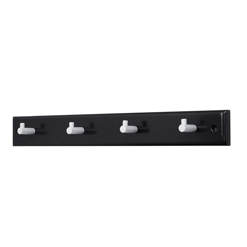 E1 MDF board modern wall coat rack hook rail