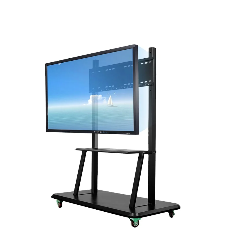 75-Inch Electronic Whiteboard Interactive Smart Board with Aluminum Frame and Tempered Glass Material White Input Device Screen