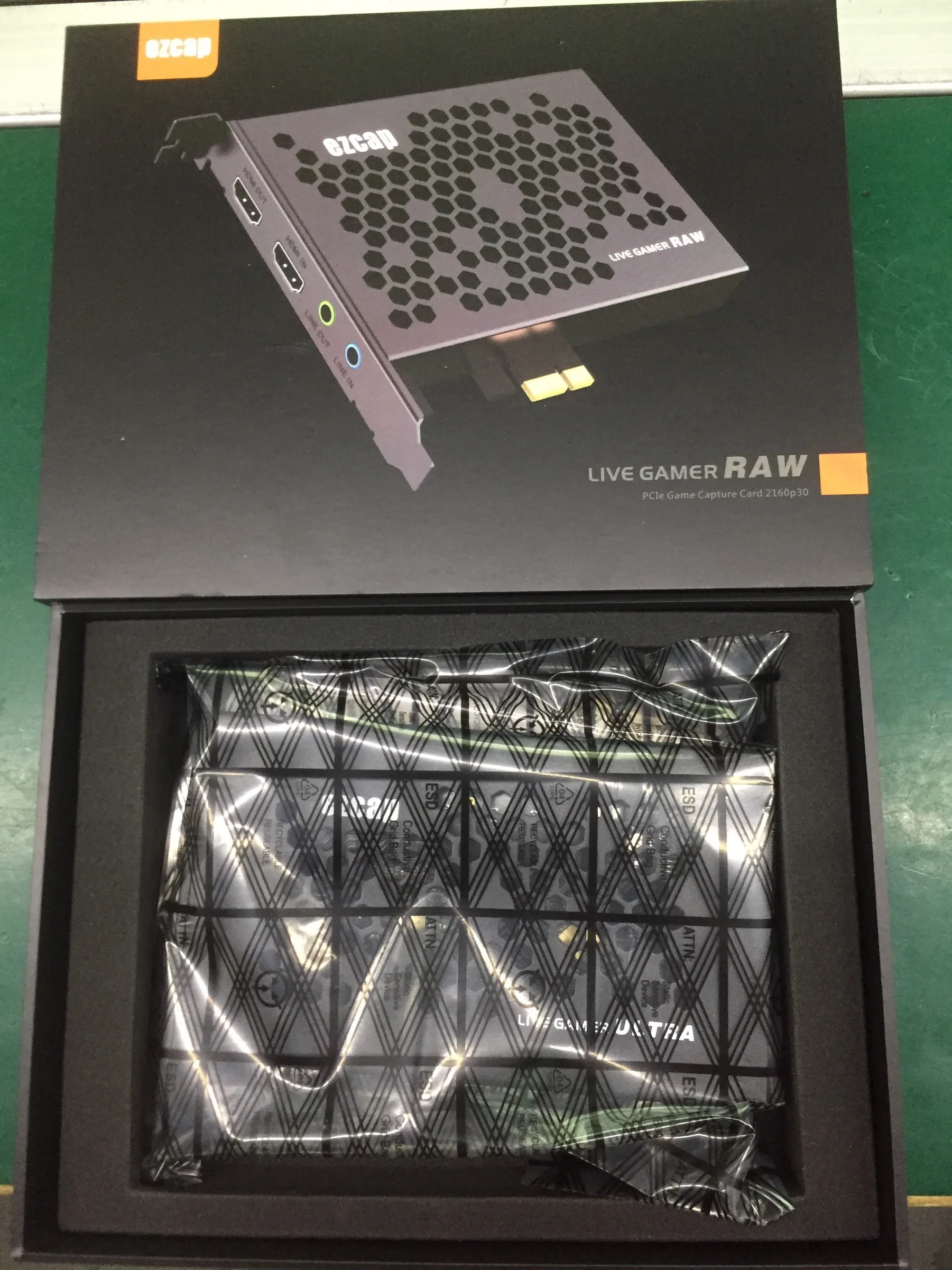Ezcap324 Live Gamer RAW 4K HDMI HDR PCI-E HD коробка для захвата видео в реальном времени переключатель