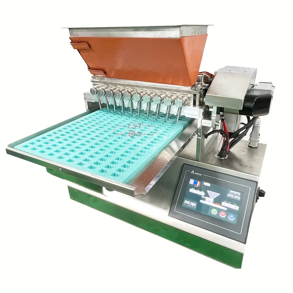 Full Automatic Hard Lollipop Chocolate Gummy Candy Depositor Jelly Gummy Bear Sweet Make Machine