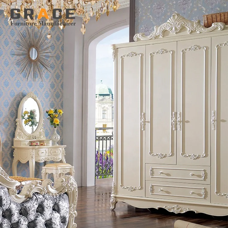 Z902 hotel modern wooden bedroom wardrobes sliding 4 door wardrobe