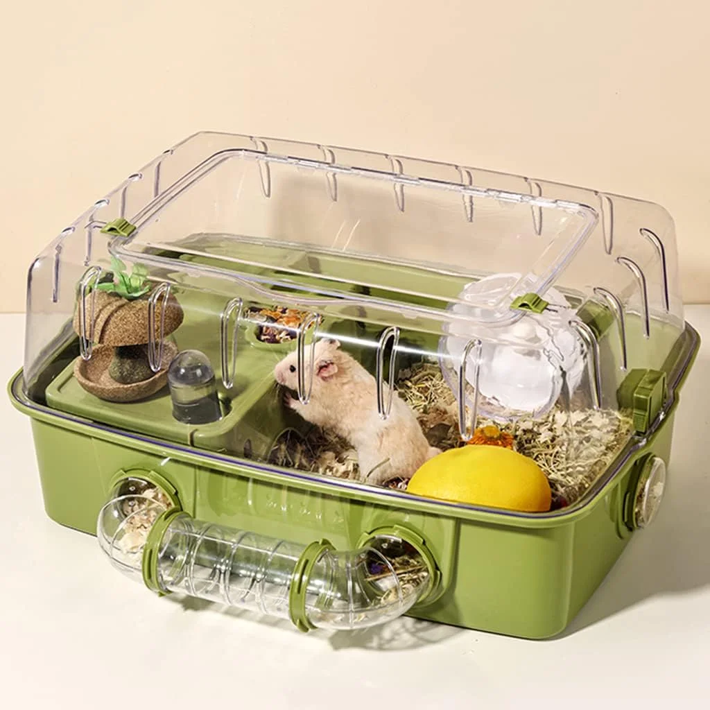 Transparent Acrylic Tunnel Animal Pet Cage Cage Panoramic Skylight Guinea Pig Cage