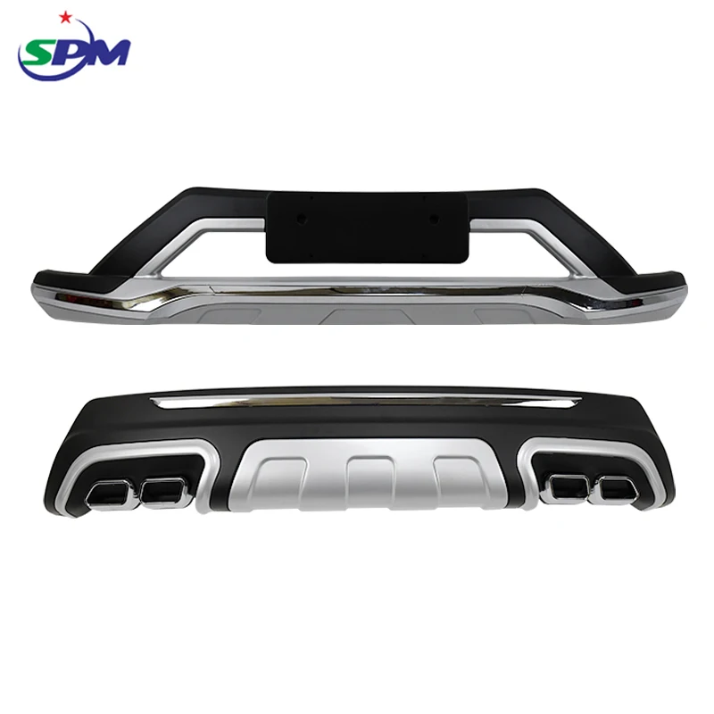 SPM  front bumpers and rear bumper guard protector for hyundai tucson 2015-2018
