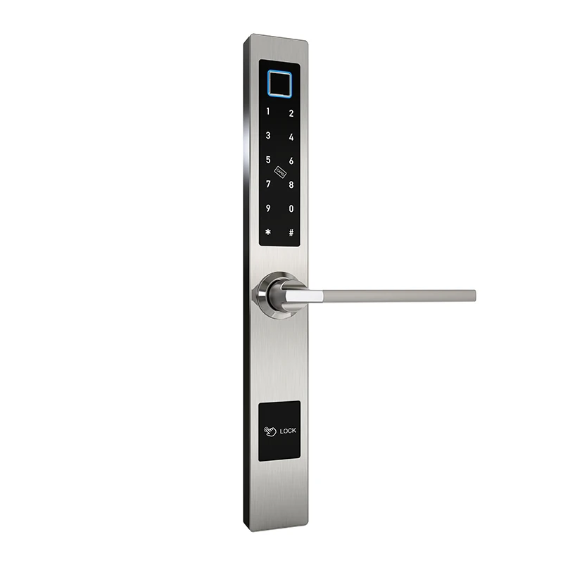 App Remote Control Electronic Digital Backlight With Password Key 304 Standard 3585 Mortise Broken Bridge Aluminum Doors Lock