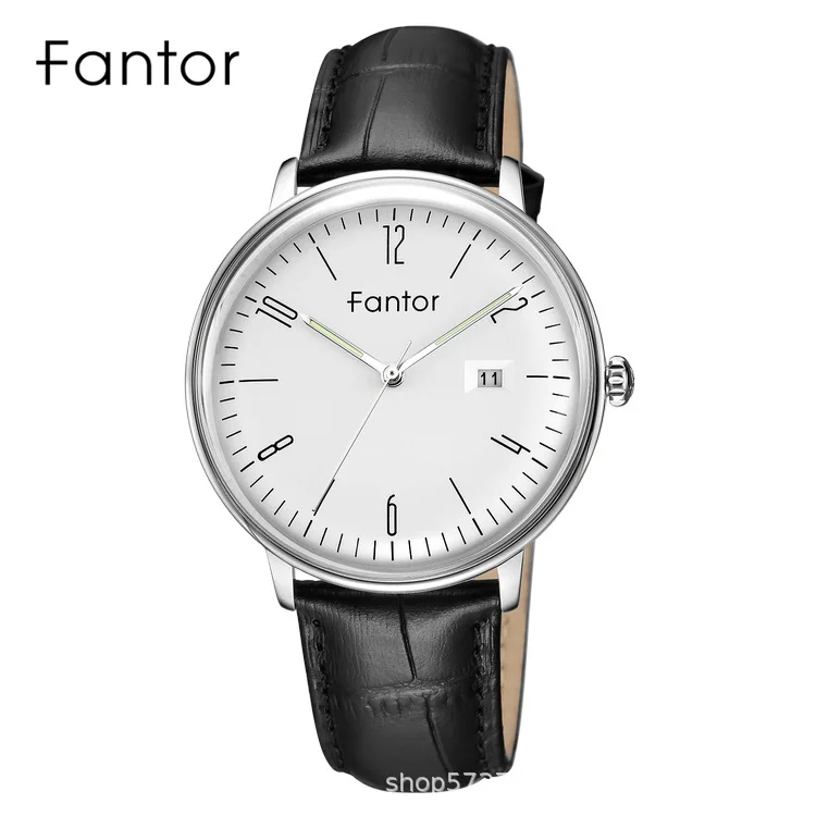 Fantor 1005 Minimalist Classic Men Watch relogio masculino Luxury Leather Watch for Man Luminous Hand Date Quartz Watches