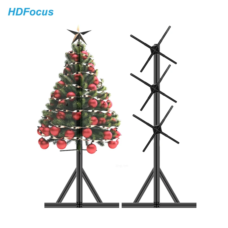 Прозрачный 3D вентилятор Hdfocus голографический рекламный