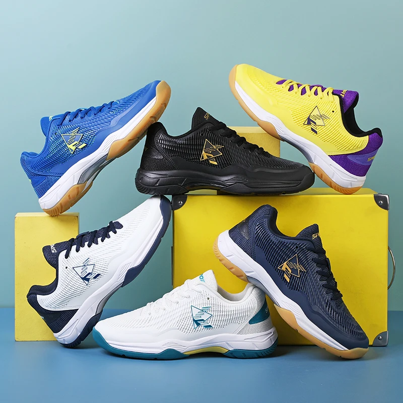 New Wholesale Usa Size 13 Men Tennis Shoes Professional Sports Trainer Badminton Sneaker 36-45# Top Quality Kpu Customize