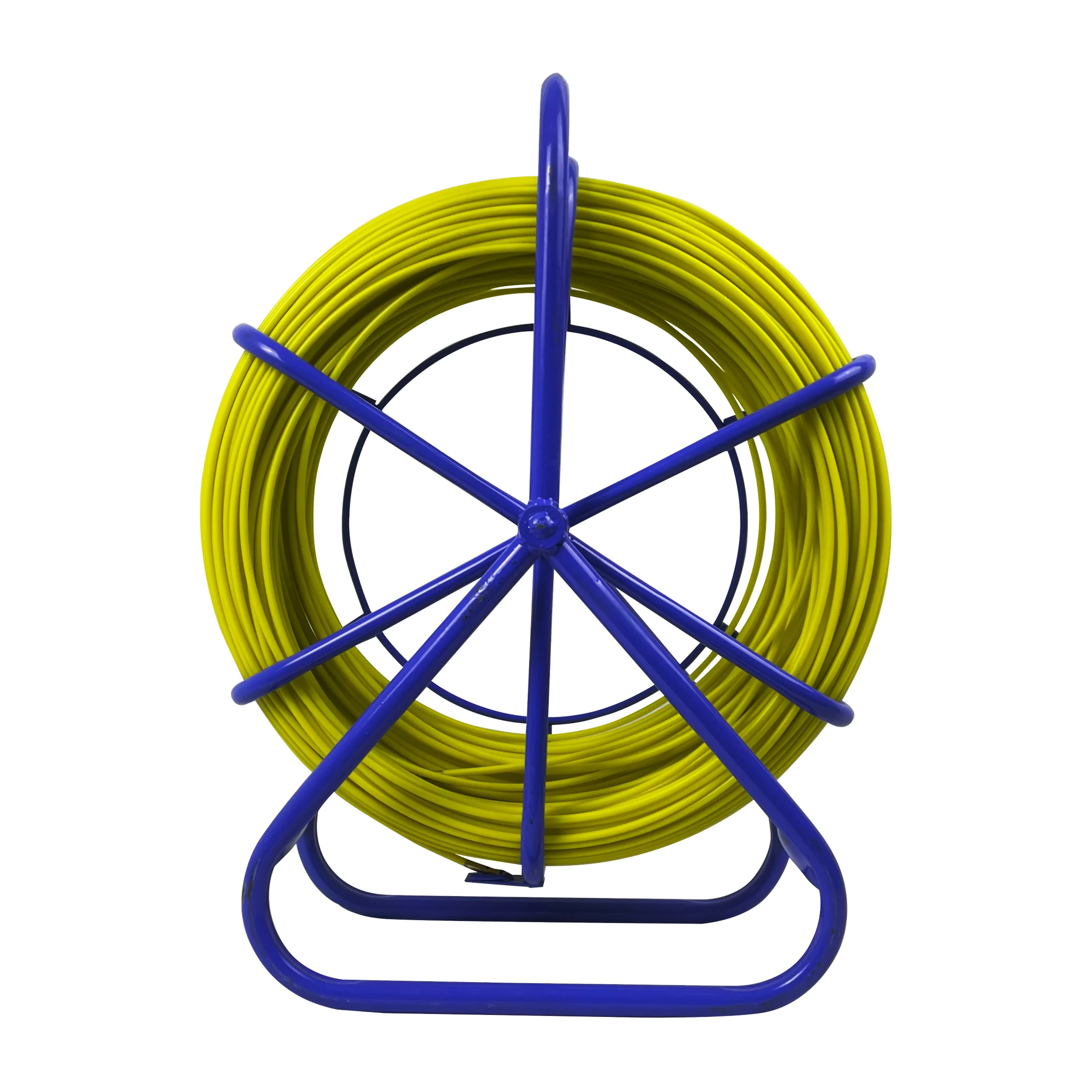 6mm*250m Fiberglass duct rodder 8mm fiber optic equipment 300m frp cable pull push rod