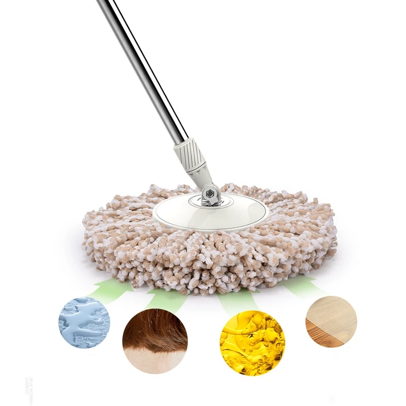 
Free Sample Manufacturer Electrostatic Magic Mop Household Spin Floor Stainless Mop Cleaner Set 