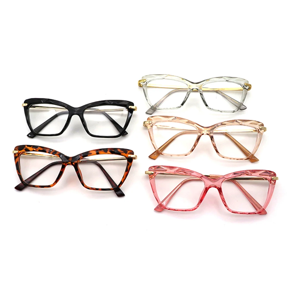 Metal Fashion reading glasses river optical cat eye blue light blocking new design spectacles frame
