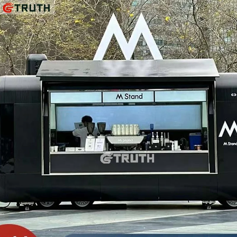 Mobile Pizza Fast Food Truck Fully Equipped Pass inspection Bbq Food Trailers Food Trailer Us for Sale Europe