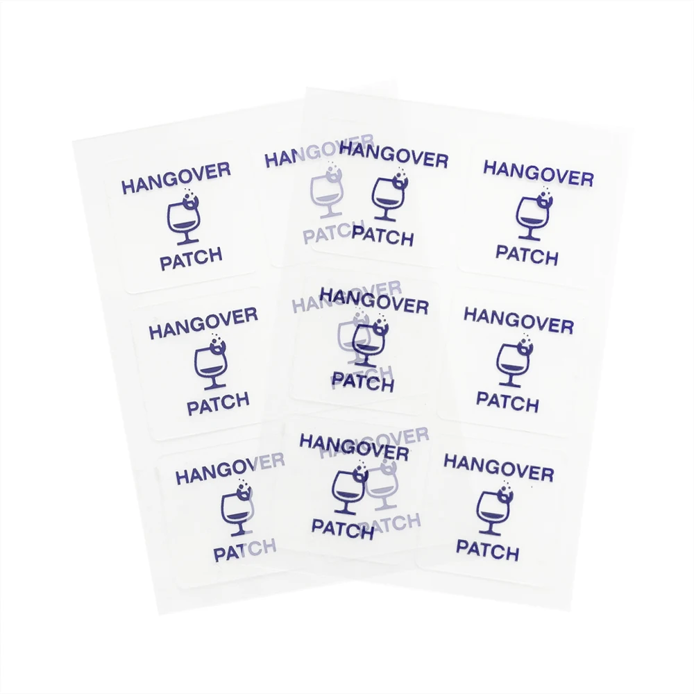 Waterproof and Easy to Use Hangover Prevention Stickers for Effectively and Fast Relieve Hangover Symptoms