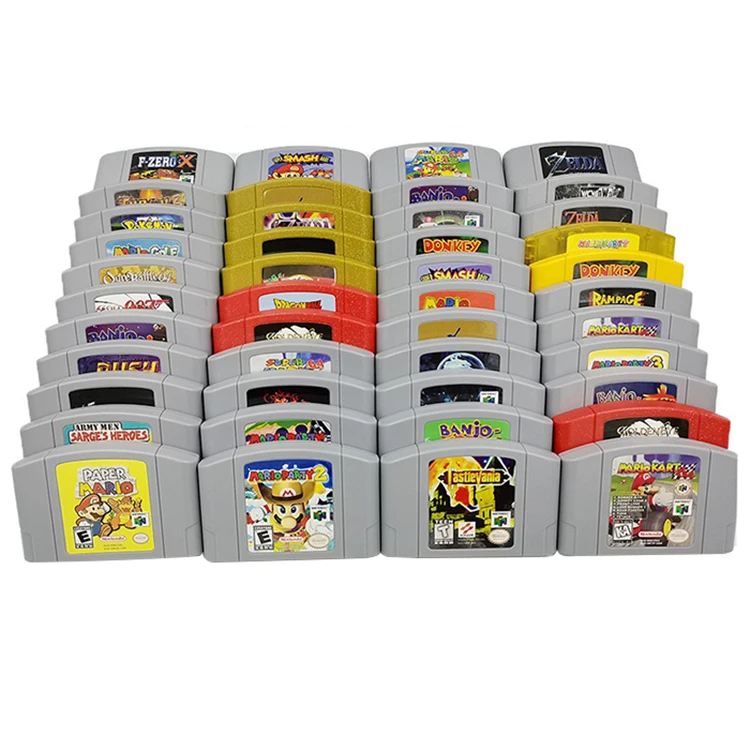70 стилей супер ретро игры Марио party Kart 64 Pokmon League Star Craft 18 Ni 1 для Nintendo 64 игровая карта США версия