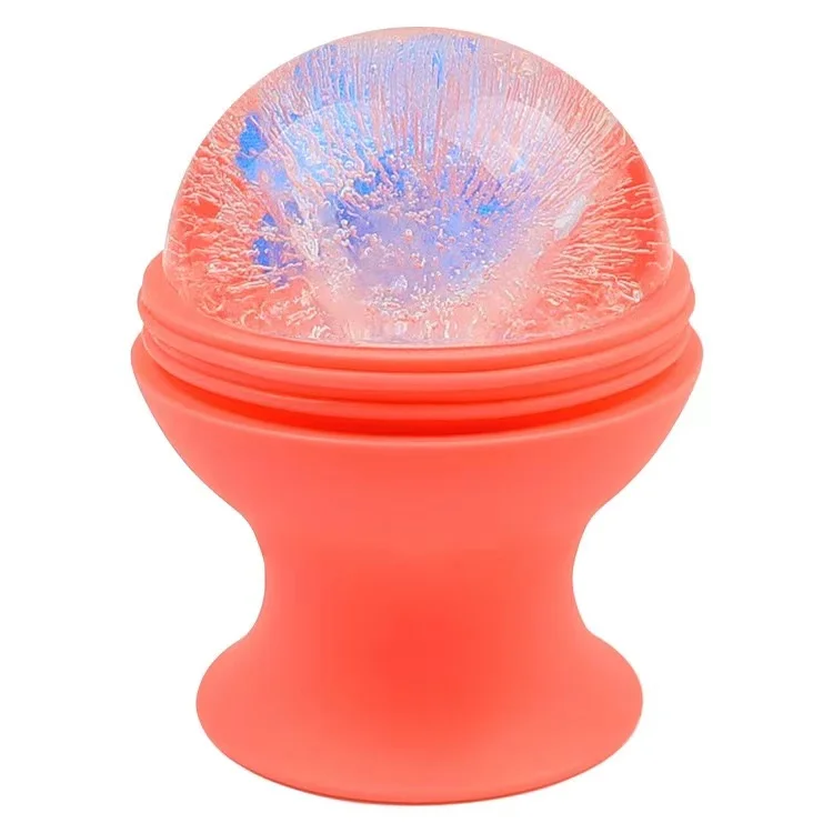 2022 Blue and purple wholesale new face cold cube  beauty  facial ice roller cube silicone for face and eyes beauty