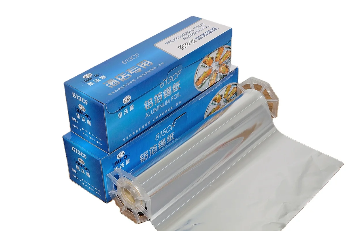 Рулон алюминиевой фольги OEM для продуктов питания и домашней фольги рулоны 10 12 14 микрон рулон алюминиевой фольги для дома