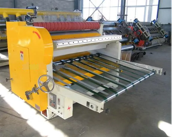Hot single face carton box production line packaging paper single facer maker cardboard corrugated machine