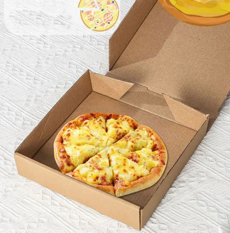 Изготовленный на заказ простой поставщик 12 дюймов 32 см оптовая продажа pizza_box с логотипом производитель Манильской коробки для пиццы 12x12