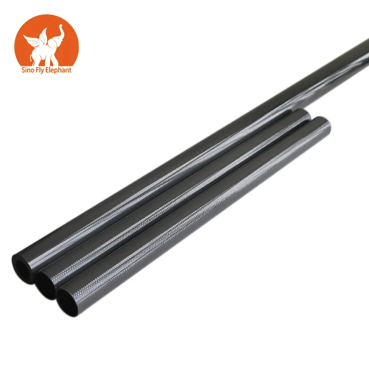 Custom high quality tapered conical taper pool cue billiard shaft carbon carbone fiber tube tubing
