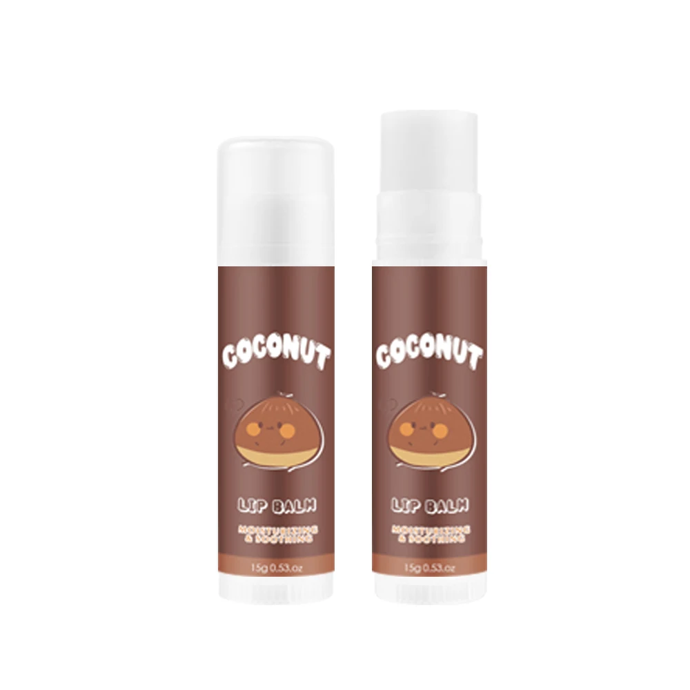 Big Lip Balm Chapstick Organic Vegan Pink Strawberry Fruit Flavor Lip Balm Moisturizing Lipbalm