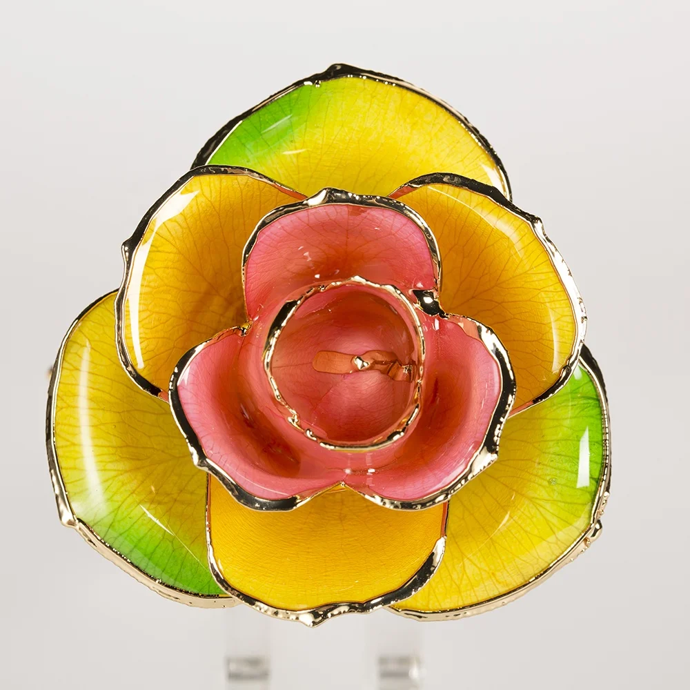 2024 updated 24k gold plated rose  valentine mother day gifts handmade preserved rose Eternal rose