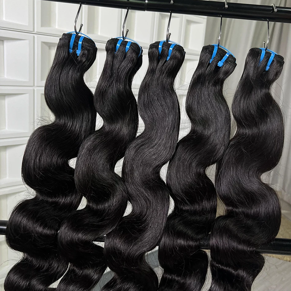 Vietnamese Raw Hair Bundles Body Wave Unprocessed Cuticle Aligned Human Hair Bundles Drop Shipping Raw Hair Vendor