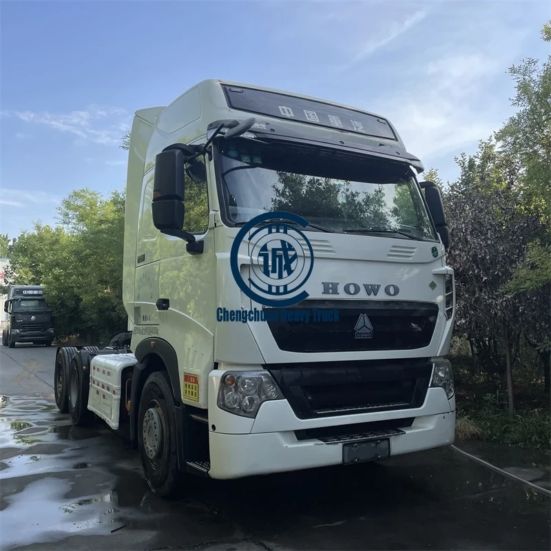 HOWO T7 Used 430HP CNG 6X4 Tractor Tow Euro 5 CNG Truck Hot Sale in Uzbekistan High Proof Long Distance Transport