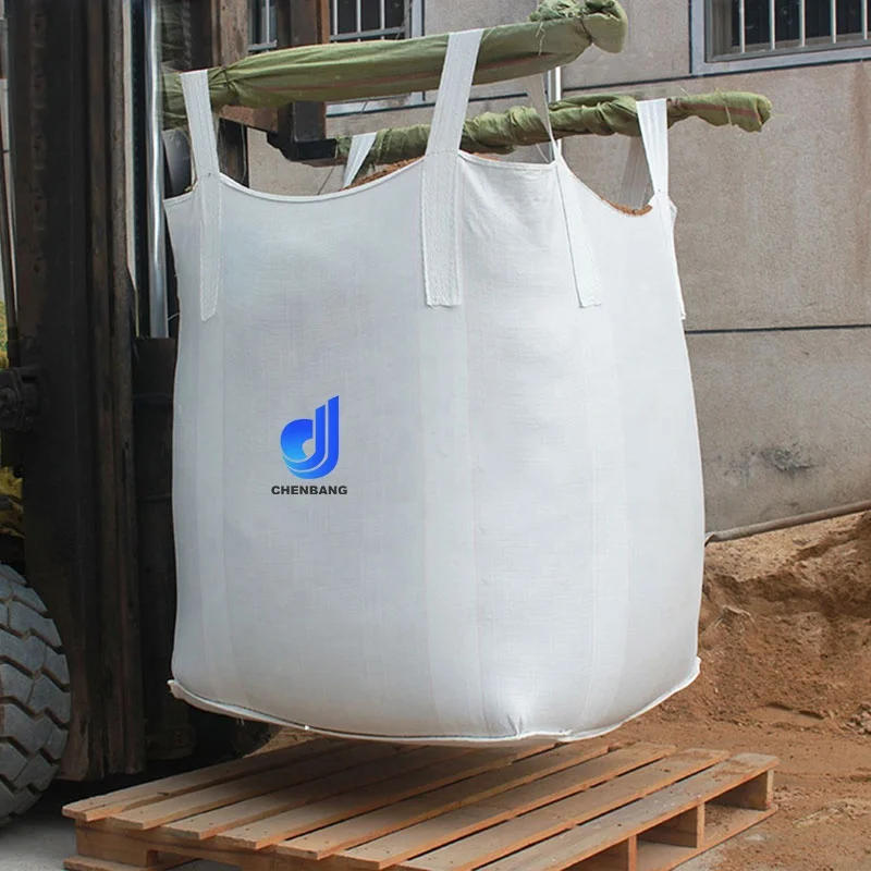 Hot sale U+2 panel FIBC bulk bag one Ton jumbo industry bag for Dumpy Builders Garden Rubble Aggregate Sack