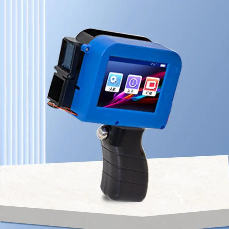 CP12 English System Mini Inject Printer Date Of Manufacture Batch Code QR Logo Expiry Date Handheld 12.7mm Label Inkjet Printer