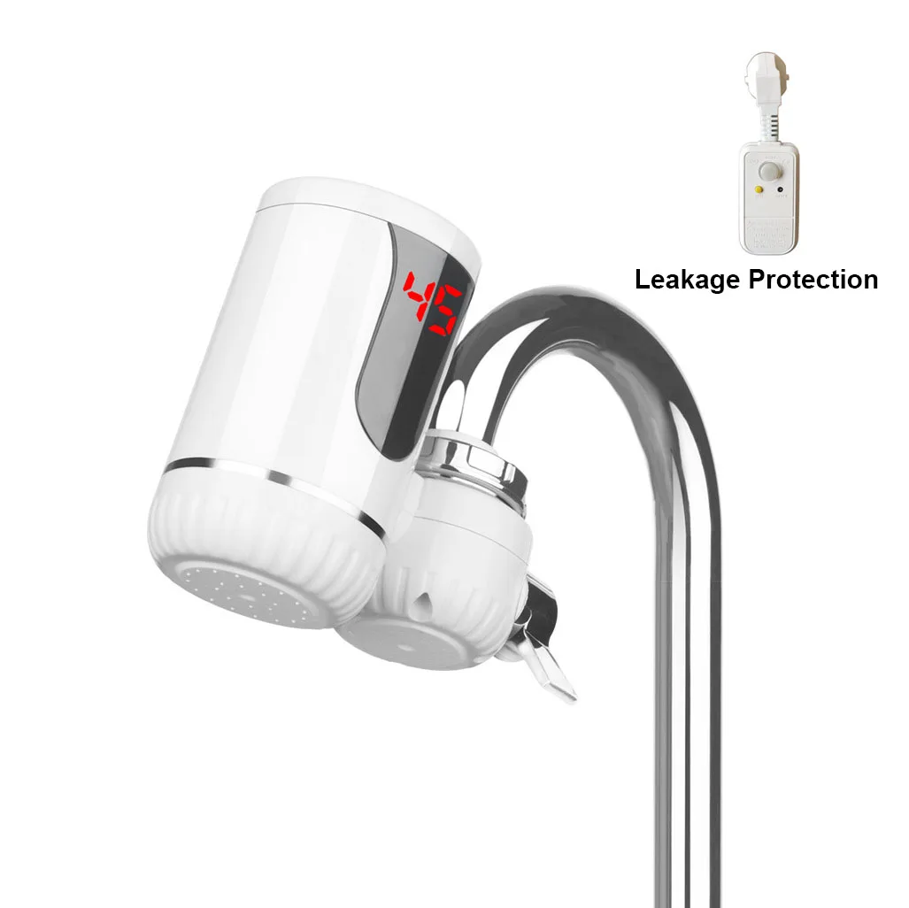 Mini Portable Easy Disassemble Tankless Instant Fast Electric Water Heater Tap ABS Plastic Hot Water Faucet For Kitchen