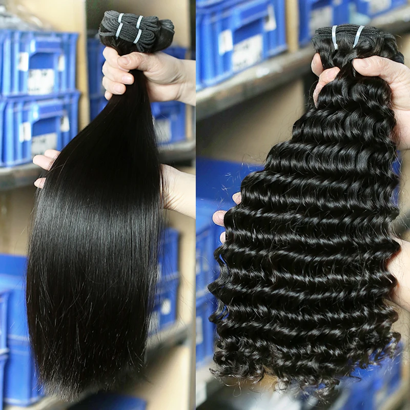 
12a double drawn hair top quality double drawn human hair wholesale double drawn human hair bundles 