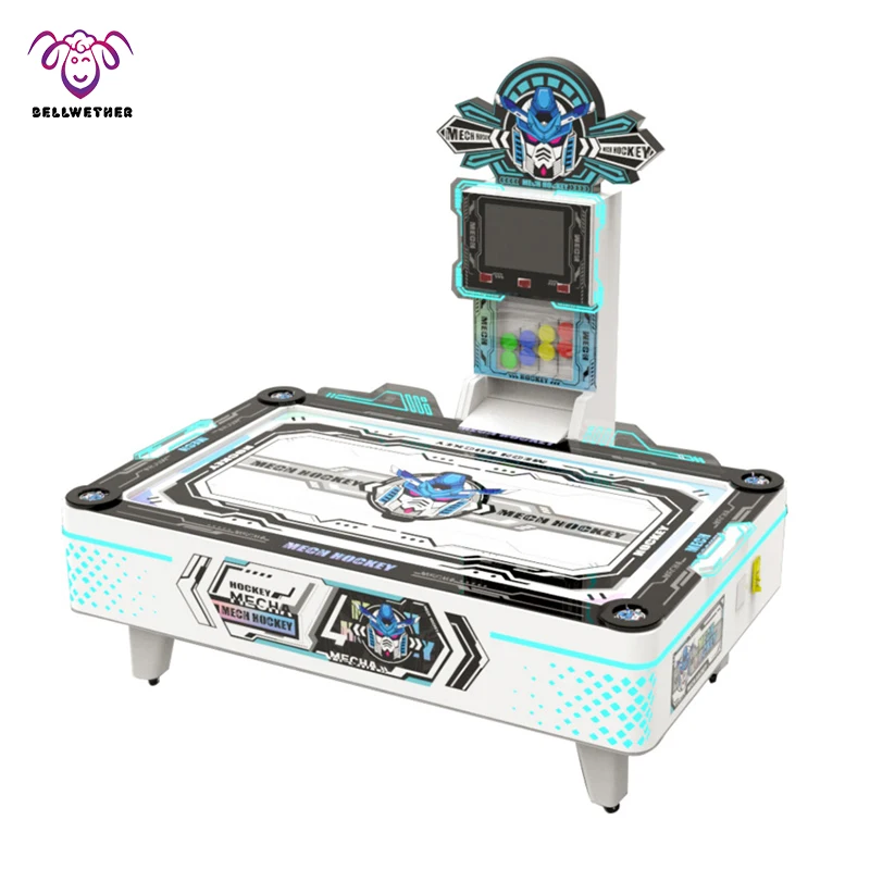 Hot sale coin operated 17 inch LED screen auto air hockey sports game machine arcade hockey game machine