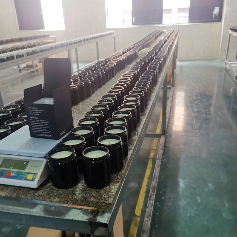 Private Label All Natural Organic Long Lasting Aromatherapy Soy Wax Scented Jar Candles With Strongly Fragrance