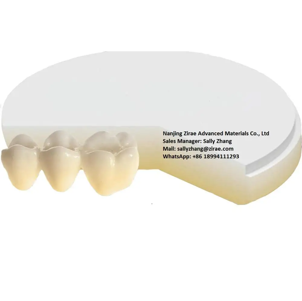 
Lowest price HT 43% high translucency nano zirconium oxide/ZrO2/Zirconia powder for dental blocks/blanks 