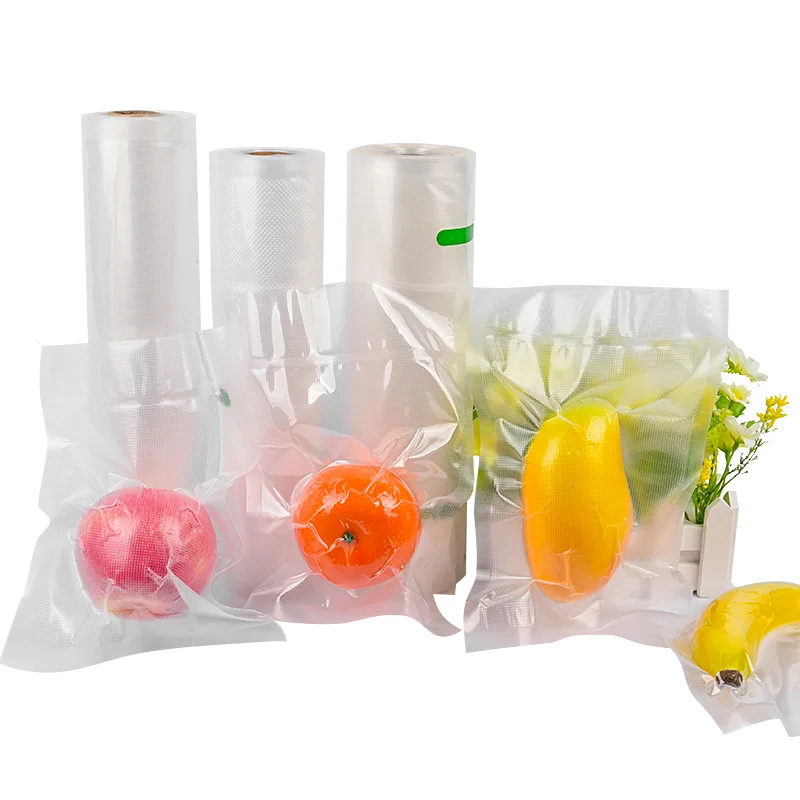 BPA-Free Embossing Vacuum Food Sealer Bags Fruit Sous Vide Storage Bags for Meat Seeds Freezer Smell Proof for Food Storage