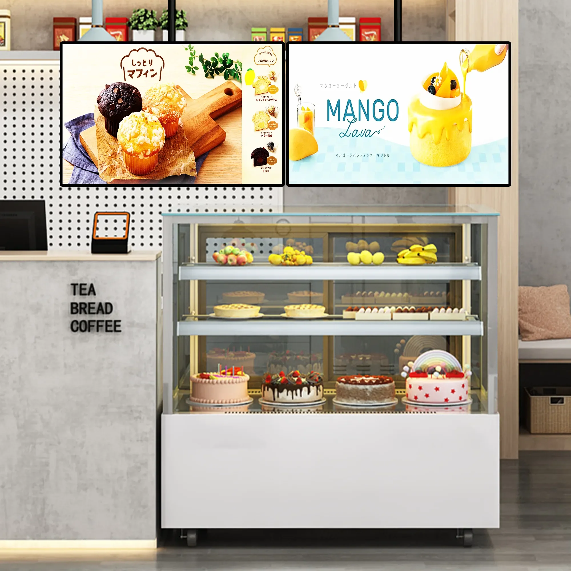 Advertising Led 3D Ultra Thin Light Box Illuminated Poster Billboard Hanging Light Box Display Menu Board Screen Coffee Shop