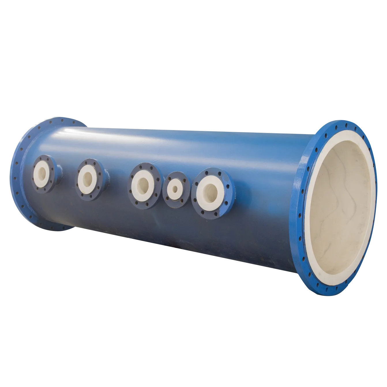 PTFE lined reactor vessel and PTFE lined Tank