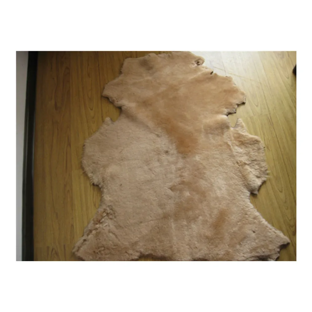 Raw color shoe lining Australia sheep skin shearling sheepskin with wool lining leather for shoe