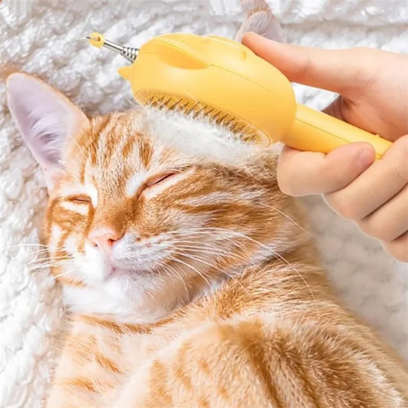 Wholesale Rechargeable Pet Massage Comb Dog Cat Grooming Hair Remover Brush Interactive Laser Cat Teaser Stick