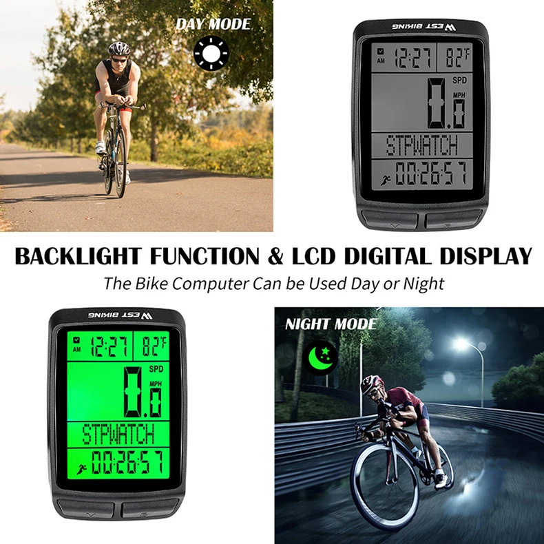 Велосипедный компьютер WEST BIKING цифровой одометр GPS спидометр беспроводные упражнения на