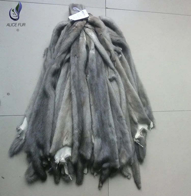 Natural Mink Fur Pelt Tanned Mink Fur Skins With Factory Price