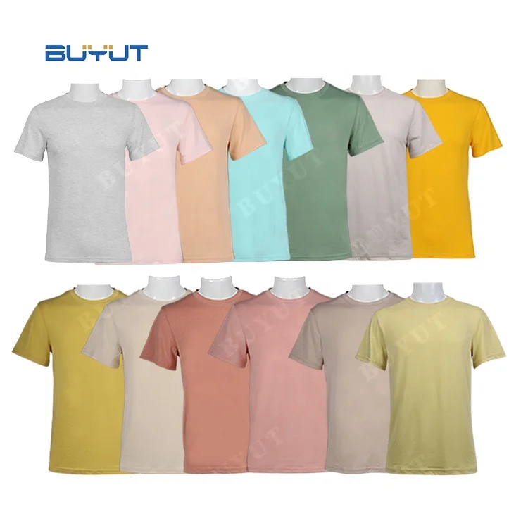 BUYUT Orange polyester t shirts ready to ship halloween holidays blank unisex shirts for DIY sublimation print