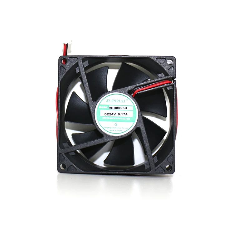 Ball Bearing 8025 80x80x25mm 12v/24v/48v Mini DC Brushless Axial Cooling Fan