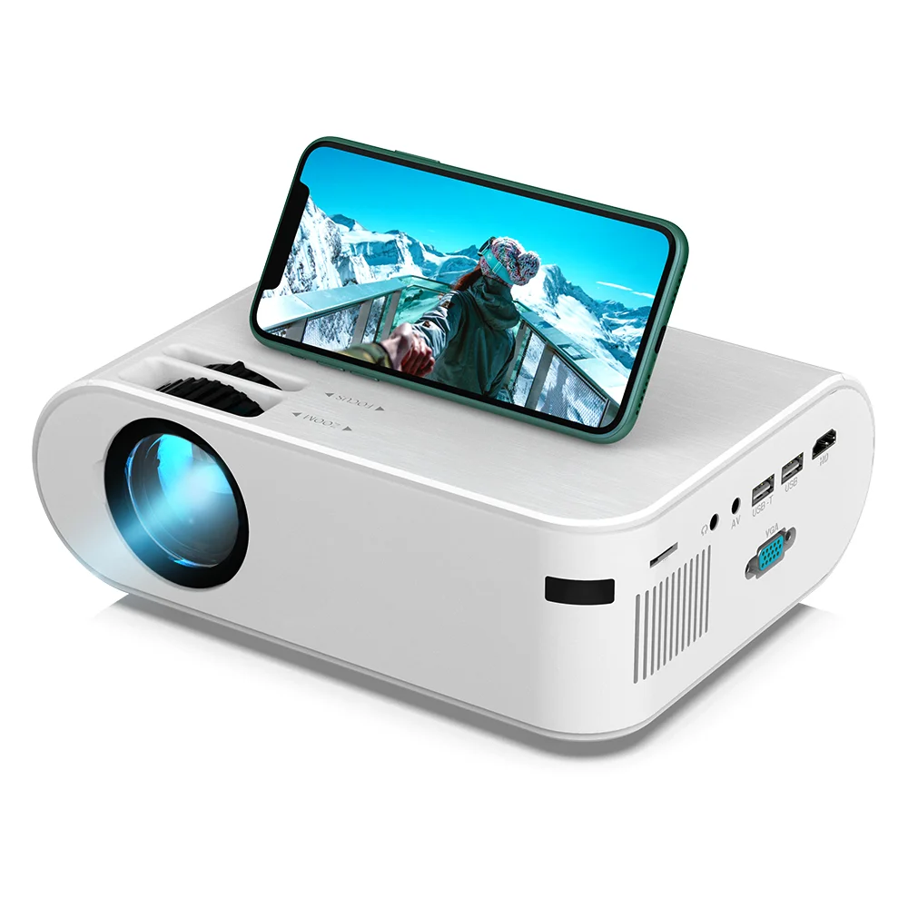 Мини-проектор P62, Full HD, Wi-Fi, 4000 лм, поддержка 1080P