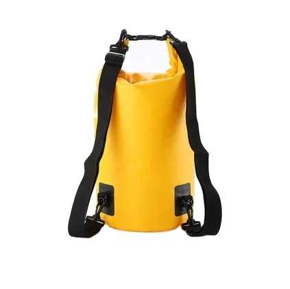 Factory Wholesale Outdoor 5L 10l 15L 20L Floating Boating Fishing Swimming Dry Backpack 500D PVC Ocean Pack Waterproof Dry Bag