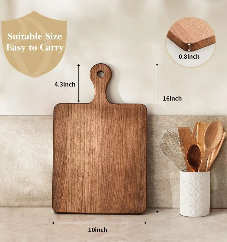 Wholesale Large Natural Wood Charcuterie Cutting Serving Board for Meat Cheese Bread Vegetables or fruit