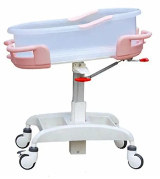 Height adjustable Hospital ABS Baby Bedding Crib/Cot B004