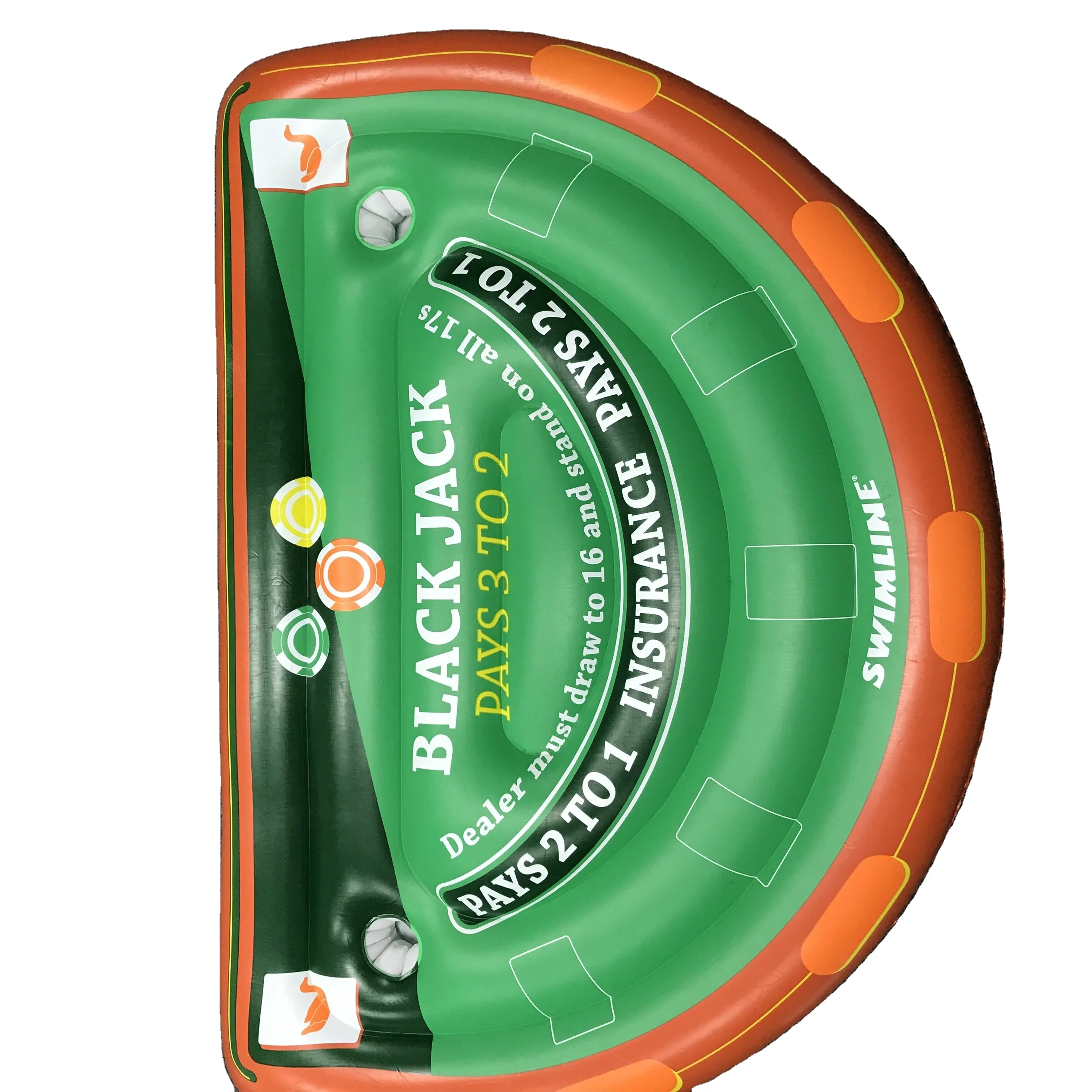 Custom Inflatable Beer Pong Pool Float Indoor/Outdoor Adult Pool Lounger Hammock Factory Price Inflatable Swimming Home School