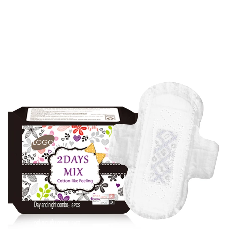 
OEM brands sanitary napkin cold mint herbal sanitary pad for women 